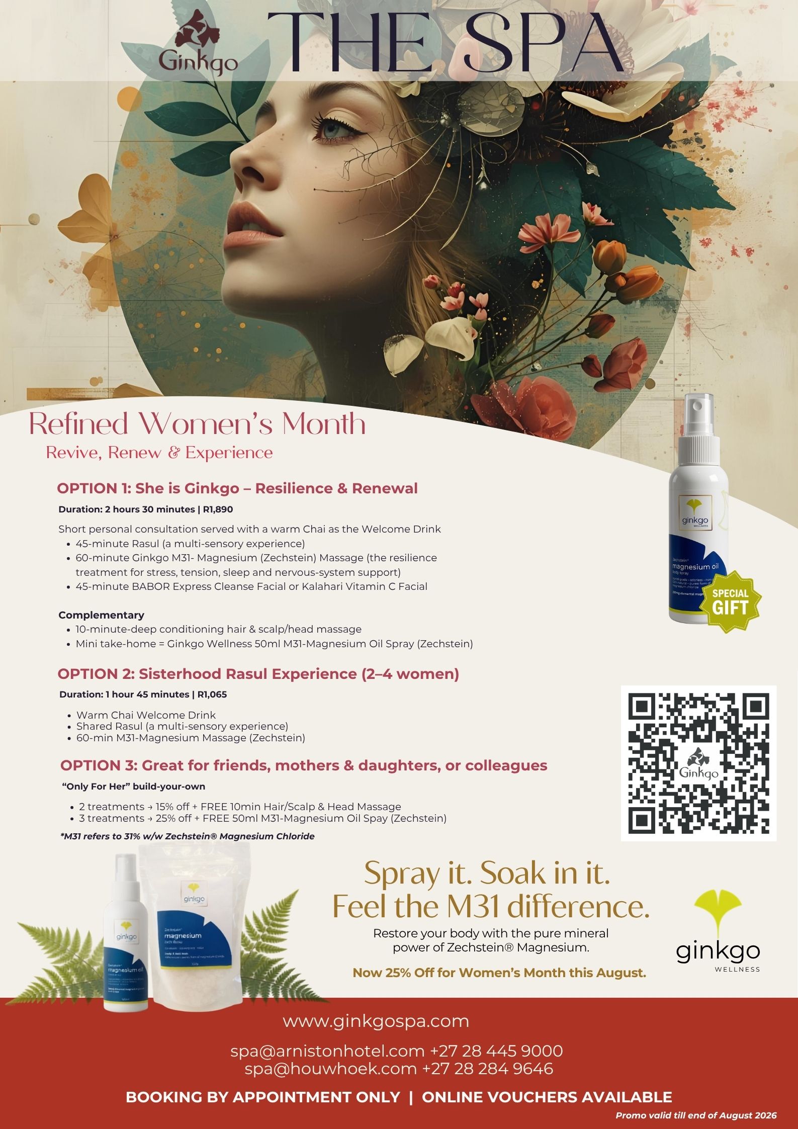 Ginkgo shop vouchers Refined Women’s Month